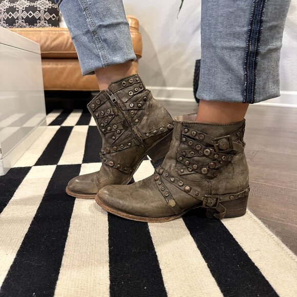 Freebird Olive Green Halo Boot, Size 9 - Picture 5 of 5